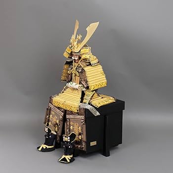 Amazon | 五月人形 久月 鎧飾り 家紋入れ 甲冑 彫金仁王大鎧 植